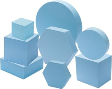Nikcorp Set 8 Geometrijskih Rekvizita za Fotografiju Proizvoda od Tehničke Pjene, Lagan i Stabilan, Minimalistički Dizajn za Nakit, Kozmetiku, Flat-Lay Snimanja, Profesionalni Foto Studio