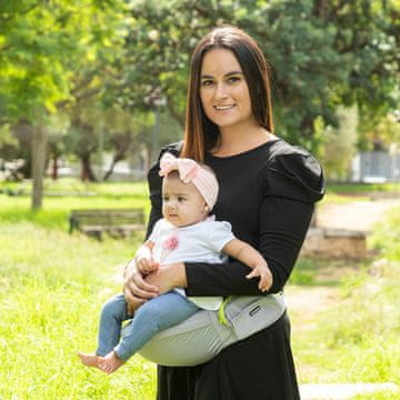 Northix Razvojna nosiljka za bebe s pojasom i džepovima Seccaby InnovaGoods