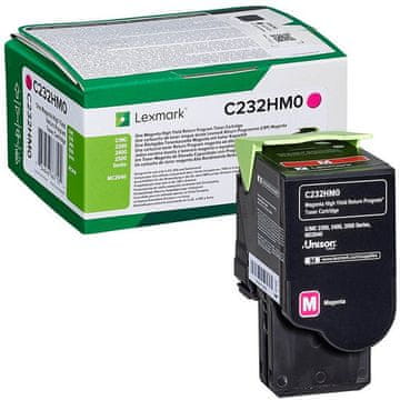Lexmark C232HM0 HC magenta, originalni toner