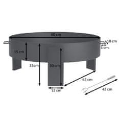 Berdsen Vrtno ognjište 80 cm Berdsen BD-883