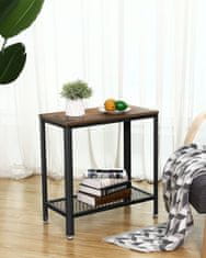Songmics Stolić za kavu 60x30x60 cm smeđi