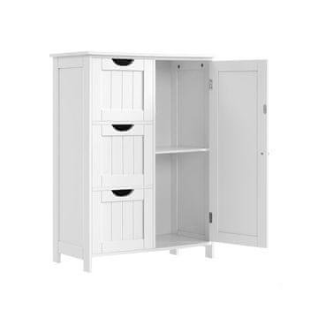 Songmics Kupaonska ormarić 60x30x81 cm Bijela