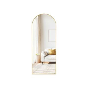 Songmics Ogledalo pune duljine 165x60 cm zlatno