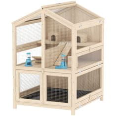Homestar Kavez za hrčka 3 razine 68x61,5x90 cm prirodni