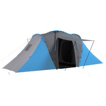 Homestar Tunelski šator za 4 do 6 osoba, 555x225x190 cm, siva i plava