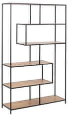 Homestar Polica SEAFORD 114x35x185 cm, hrast