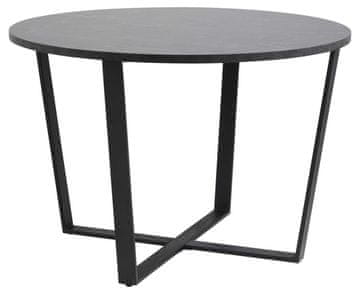 Homestar Blagovaonski stol AMBLE D110xV75cm crni mramor