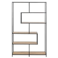 Homestar Polica SEAFORD 114x35x185 cm, hrast