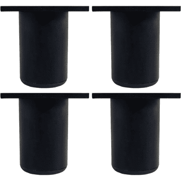 Nikcorp Metalne podesive noge za namještaj 6 cm, 4 kom, univerzalne, protuklizne, čelik, podesiva visina, za sofe, krevete, RTV ormariće, komode, kuhinjski i kupaonski namještaj, moderan stil