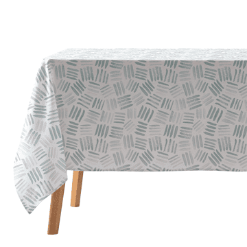 Nikcorp Pravokutni stolnjak 140x300 cm, otporan na mrlje, od pamuka i poliestera, žakardni s geometrijskim uzorkom, Oeko-Tex certifikat, proizvedeno u Španjolskoj, uključuje torbu