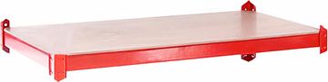 Nikcorp Dodatna polica G-Rack 90x45 cm crvena, čelična konstrukcija, MDF ploča, nosivost 265 kg, montaža bez vijaka, sistem na utiskivanje, kompatibilna sa G-Rack regalima, za garažu i radionicu