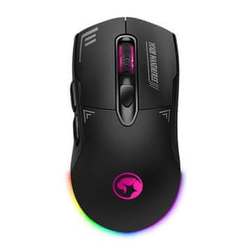 Marvo DUKE 20 gamerski miš s dva načina rada, 4800 DPI, žični i bežični (M803W BK)
