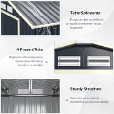 Costway Metalni alatni spremnik s 2 odgovarajuća seta za proširenje