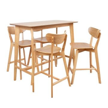Homestar Set barskog stola Roxby s 4 stolice