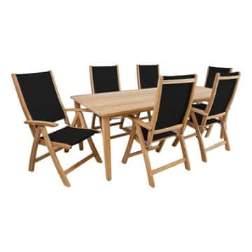 Homestar Blagovaonski set MALDIVE sa 6 sklopivih stolica