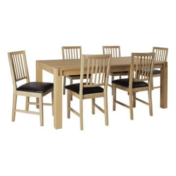 Homestar Blagovaonski set CHICAGO NEW stol i 6 stolica