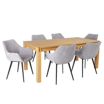 Homestar Blagovaonski set Chicago New stol i 6 stolica