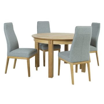 Homestar Blagovaonski set CHICAGO NEW okrugli stol i 4 stolice