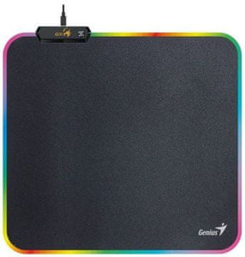 Genius GX GAMING GX-Pad 260S (31250018400) RGB, tekstil, crna, 260x240x3 mm igraća podloga