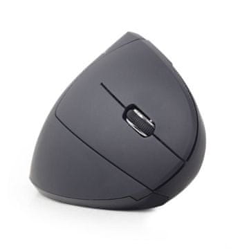 Gembird MUSW-ERGO-01 crni ergonomski bežični miš