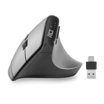 ACT Ergonomski bežični Bluetooth miš AC5515 crni