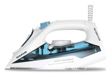 Taurus Taurus BALI 3200 X-SLIDE glačalo, 3200 W, keramička ploča, plavo/bijelo