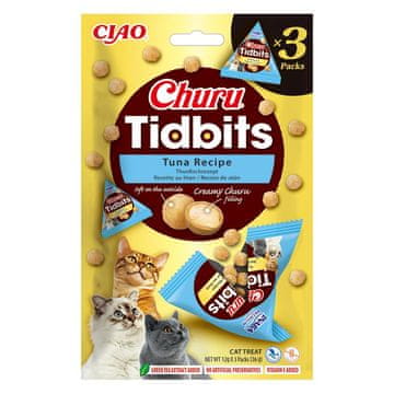 Inaba IBN INABA Churu Tidbits, Tuni - poslastica za mačke, 3x12g