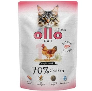 CAT OLLO Cat No. 1 Piletina Mono - mokra hrana za mačke, 85g