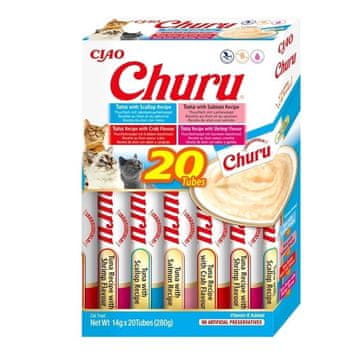 Inaba INABA Ciao Churu Kutija Mješavina tune - Poslastica za mačke - 20 x 14g