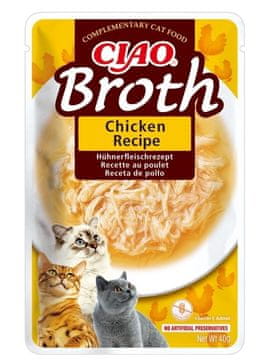 Inaba INABA Ciao Broth Chicken - poslastice za mačke - 40g