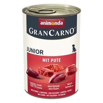 Animonda ANIMONDA GranCarno Junior pure Turkey - mokra hrana za pse - 400g