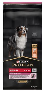Purina Purina Pro Plan Medium Adult Sensitive Skin 14 kg Losos