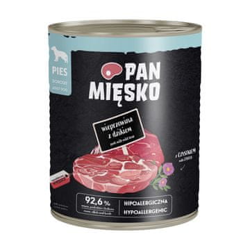 Pan Mięsko PAN MIĘSKO Svinjetina s divljom svinjom - mokra hrana za pse - 800g