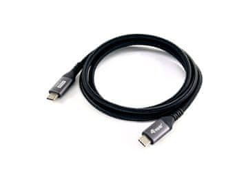 Equip Equip USB 4 Gen 3 C na C kabel, 1.2m, 8K@60Hz, 40Gbps, PD 240W, crni