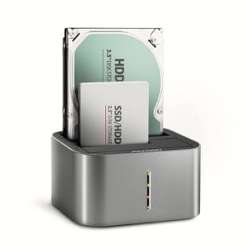 AXAGON AXAGON ADSA-DC Docking Station, 2x SATA 6G, USB 3.2 Gen1