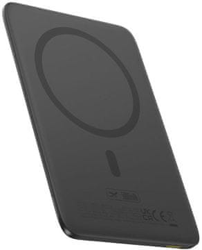 BASEUS Powerbank Baseus PicoGo AM41 Ultra-Slim 5000 mAh 20W PD 3.0 QC 3.0 crna MagSafe + USB-C kabel