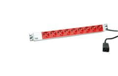 Bachmann Bachmann 333.936 produžni kabel za napajanje 2 m 9 utičnica, siva/crvena