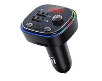 Vakoss Vakoss TC-B439K FM transmiter, 87.5 - 108 MHz, Bluetooth/USB, crni