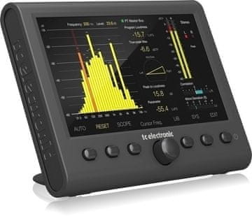 slomart TC Electronic CLARITY M STEREO - Audio mjerač sa 7-inčnim zaslonom i USB-om