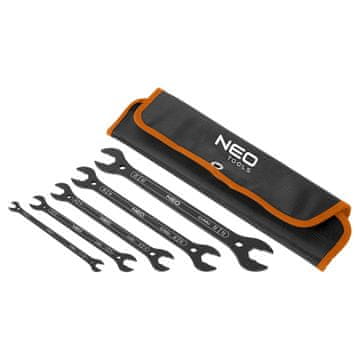 slomart NOL Set plosnatih dvostranih ključeva, 4 u 1, 6-27 mm (20 veličina), 5 komada