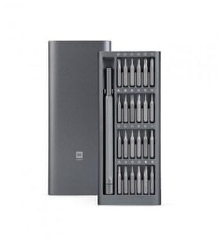 Xiaomi Precizni odvijač XAO MI, aluminijski, 24 bita, sivi