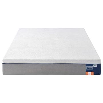 Songmics Madrac 160x200x25 cm Gel Memory Foam 7-zonski Srednje Čvrst Plavi