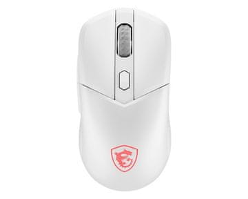 MSI MSI Versa 300 bežični gaming miš, bijeli, RGB