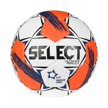 slomart Select rukometna lopta Ultimate European League Replic 2 v25, bijelo-narančasta