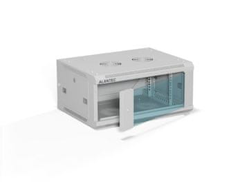 slomart ALANTEC SW-4U-600-450-01-SF zidni ormar 19", 4U, 600x450mm, sivi