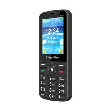slomart Kruger&Matz Simple 924 4G mobitel za starije, crni