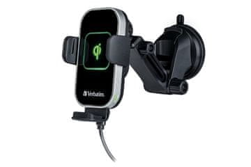 Verbatim Verbatim FWC-03 Pro Qi Fast Wireless punjač za auto, crni