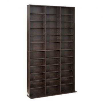 VEVOR Ormarić za medije s 12 polica 101.8x23.1x181 cm