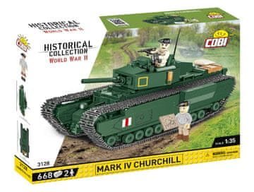 Mark COBI Britanski tenk Churchill Mark IV građevni blokovi, 668 komada