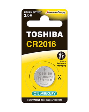 Bateria Toshiba CR2016 litijska baterija, 1 kom.